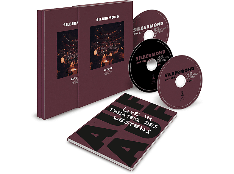 Silbermond - AUF Live im Theater des Westens (CD/DVD/BR) (CD + DVD Video) von VERTIGO BERLIN