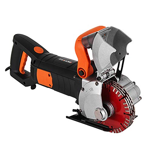 BuoQua Mauernutfräse Wandfräse 5000 U/min Wand Chaser Maschine 4800Watt Wand Groove Schneidemaschine Stoßmaschine 42mm für Ziegel Granit Marmor Beton Cutter Notcher Groover mit 5 x Sägeblätter BuoQua Mauernutfräse Wandfräse 5000 U/min Wand Chaser Maschine 4800Watt Wand Groove Schneidemaschine Stoßmaschine 42mm für Ziegel Granit Marmor Beton Cutter Notcher Groover mit 5 x Sägeblätter von VEVOR