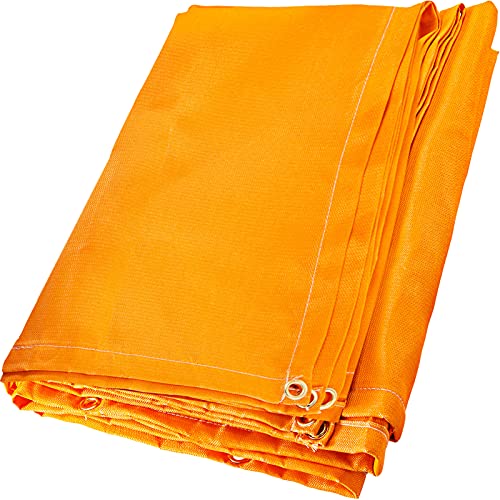 Mophorn Schweißdeck Schweißschutzdecke 10 x 10 Weldinger Schweißzubehör Hitzeschutzgewebe orange von VEVOR