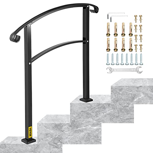 Treppengeländer Handlauf Eingangsgeländer für 3 Treppen Treppengeländer Handlauf Eingangsgeländer für 3 Treppen von VEVOR