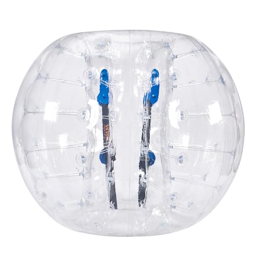 VEVOR 1,5 Meter Aufblasbar Bumper Stoßball, Aufblasbar Bumper Ball Durchsichtig 11 kg Gewicht, Bubble Fußball transparent PVC Sommer im Freien Spielzeug Keine Pumpe von VEVOR