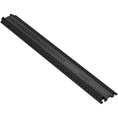 VEVOR 1-Kanal Schlauchbrücke 100x13x2cm Kabelbrücke aus TPR Überfahrschutz Kabel Max.907kg pro Achse Tragfähigkeit Kabelkanal Brücke Ideal für Wohngebiete Büros Lagerhallen Freizeitparks usw. VEVOR 1-Kanal Schlauchbrücke 100x13x2cm Kabelbrücke aus TPR Überfahrschutz Kabel Max.907kg pro Achse Tragfähigkeit Kabelkanal Brücke Ideal für Wohngebiete Büros Lagerhallen Freizeitparks usw. von VEVOR