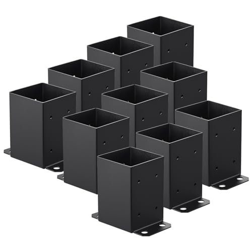 VEVOR 10er-Set Aufschraubhülse 96 x 140 x 163 mm Pfostenträger Kohlenstoffstahl Pfostenschuh Pfosten Pfostenunterlage Bodenhülse Stützenfuß Ideal für Verandageländern, Pergolen und Säulen VEVOR 10er-Set Aufschraubhülse 96 x 140 x 163 mm Pfostenträger Kohlenstoffstahl Pfostenschuh Pfosten Pfostenunterlage Bodenhülse Stützenfuß Ideal für Verandageländern, Pergolen und Säulen von VEVOR