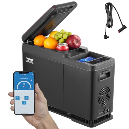VEVOR 12 V Kühlschrank Kühlbox Auto, tragbarer 8 L Gefrierschrank Einzelzone, einstellbarer Temperaturbereich von -20 °C bis 20 °C, 12/24 V DC / 100–240 V AC, Kompressorkühler Outdoor, Camping VEVOR 12 V Kühlschrank Kühlbox Auto, tragbarer 8 L Gefrierschrank Einzelzone, einstellbarer Temperaturbereich von -20 °C bis 20 °C, 12/24 V DC / 100–240 V AC, Kompressorkühler Outdoor, Camping von VEVOR