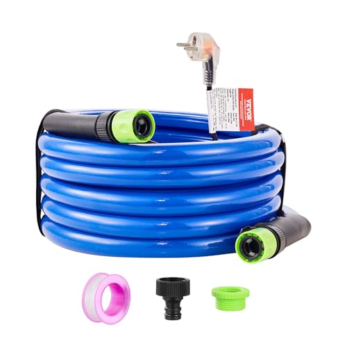 VEVOR 15ft beheizter Wasserschlauch für Wohnmobil, beheizter Trinkwasserschlauch mit Frostschutz bis -45°F, automatisch selbstregulierend, 5/8" ID mit Schnellanschluss-Set, blei- und BPA-frei VEVOR 15ft beheizter Wasserschlauch für Wohnmobil, beheizter Trinkwasserschlauch mit Frostschutz bis -45°F, automatisch selbstregulierend, 5/8" ID mit Schnellanschluss-Set, blei- und BPA-frei von VEVOR
