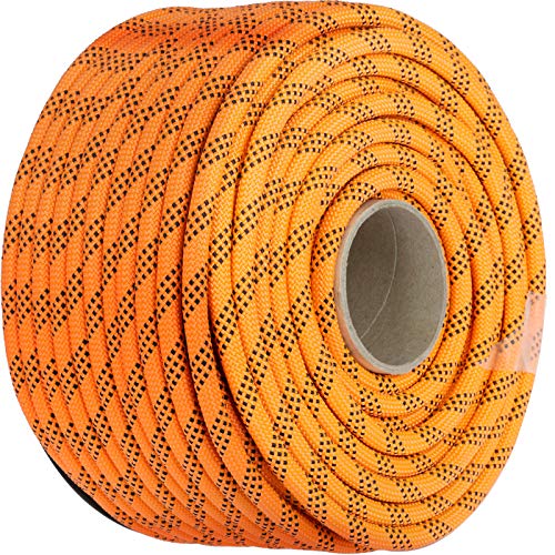 VEVOR 16 mm doppelt geflochtenes Polyesterseil, 61 m Nylon-Zugseil, 4 Tonnen Hochkraft-Polyester-Lastsegelseil für Baumpfleger, Gartenarbeit, Marine von VEVOR