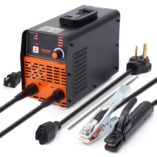 VEVOR 220 V Stabschweißgerät, 160 A ARC/Lift WIG-Schweißgerät mit großem LED-Display, tragbares 2-in-1-Stabschweißgerät mit Hot Start Arc Force Anti-Stick VRD, MMA ARC-Schweißgerät von VEVOR