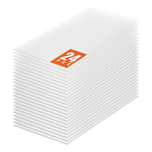 VEVOR 24er-Set Gewächshausplatten aus Polycarbonat, 1210 x 605 x 4 mm Stegplatten, wasserdichte UV-geschützte gewellte Hohlkammerplatten, schlagfeste, transparente Dachplatten für Gewächshaus/Garten von VEVOR