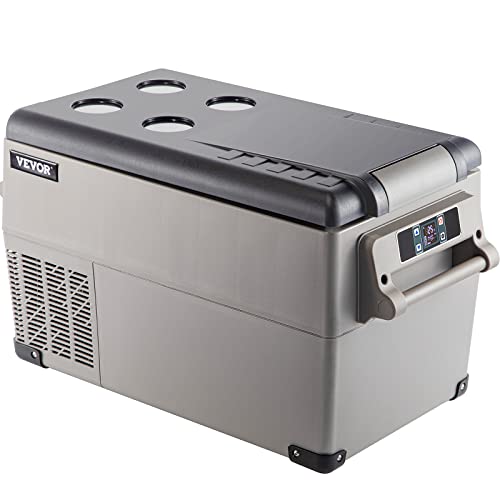 VEVOR 35L Autokühlschrank Kompressorkühlbox Edelstahl Urlaub Isolierbox Mini Kühlschrank Kühlbox Auto und Steckdose VEVOR 35L Autokühlschrank Kompressorkühlbox Edelstahl Urlaub Isolierbox Mini Kühlschrank Kühlbox Auto und Steckdose von VEVOR