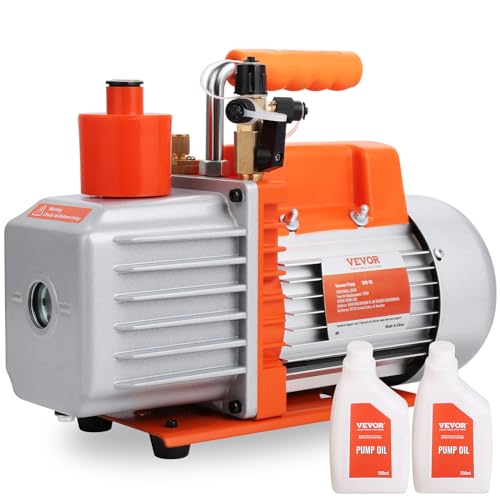 VEVOR 7 CFM Vakuumpumpe Klimaanlage Vakuumpumpe 2-stufig Drehschieber HVAC von VEVOR
