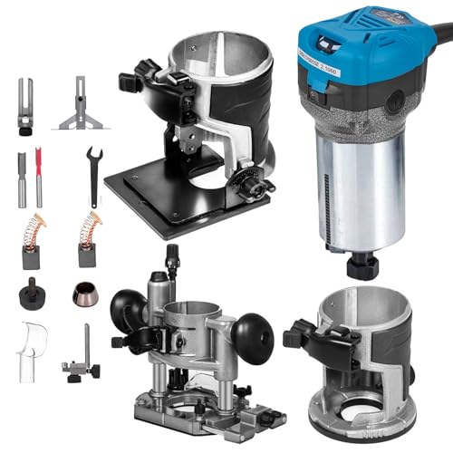 VEVOR 710W Holzfräse Oberfräse Kantenfräse Mit Feste Basis Neigungsbasis Tauchbasis VEVOR 710W Holzfräse Oberfräse Kantenfräse Mit Feste Basis Neigungsbasis Tauchbasis von VEVOR