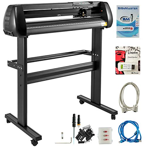 VEVOR 870mm Vinyl Schneideplotter 34Inch 3 Klingen Plottermaschine Vinyl Cutter Plotter Folienplotter Foliendrucker Profi Plotter Cutting mit Signmaster Software mit Ständer für Schilder Papierzufuhr VEVOR 870mm Vinyl Schneideplotter 34Inch 3 Klingen Plottermaschine Vinyl Cutter Plotter Folienplotter Foliendrucker Profi Plotter Cutting mit Signmaster Software mit Ständer für Schilder Papierzufuhr von VEVOR