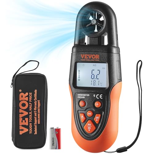 VEVOR Anemometer 78,4MPH Luftgeschwindigkeitsmesser 191x67x43mm Windmesser IP44 Windmessgerät Windstärkemesser MAX/MIN/AVG/CU-Windgeschwindigkeitsdaten Bluetooth Geschwindigkeitsmessgerät VEVOR Anemometer 78,4MPH Luftgeschwindigkeitsmesser 191x67x43mm Windmesser IP44 Windmessgerät Windstärkemesser MAX/MIN/AVG/CU-Windgeschwindigkeitsdaten Bluetooth Geschwindigkeitsmessgerät von VEVOR