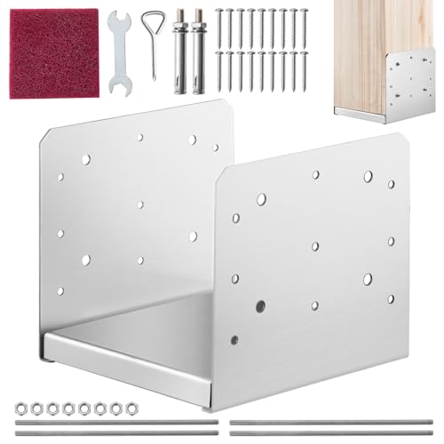 VEVOR Aufschraubhülse 190 x 200 x 180 mm U Pfostenträger aus Edelstahl mit Sprühbeschichtung Pfostenschuh mit vorgefertigten Schraubenlöchern Pfosten Ideal für Pergolen Verandageländern VEVOR Aufschraubhülse 190 x 200 x 180 mm U Pfostenträger aus Edelstahl mit Sprühbeschichtung Pfostenschuh mit vorgefertigten Schraubenlöchern Pfosten Ideal für Pergolen Verandageländern von VEVOR
