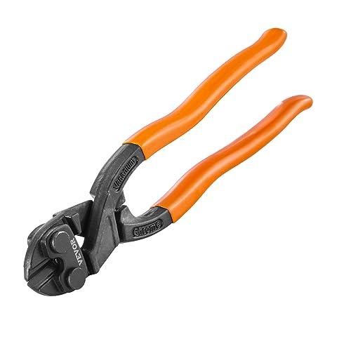 VEVOR Bolzenschneider Bolzenschere 203,2 mm, 2/2,5/3 mm Bolzenschneider 57–62 HRC Seitenschneider Bolzenschere Kettenschneider Zum Schneiden von Stahldrähten, Ketten, usw. Drahtschneider Drahtschere VEVOR Bolzenschneider Bolzenschere 203,2 mm, 2/2,5/3 mm Bolzenschneider 57–62 HRC Seitenschneider Bolzenschere Kettenschneider Zum Schneiden von Stahldrähten, Ketten, usw. Drahtschneider Drahtschere von VEVOR