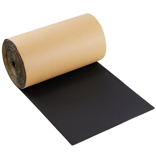 VEVOR Dämmmatte Auto 3,3m² Antidröhnmatte 399,8x8399,8mm Fahrzeugdämmung 197mil (5mm) Stärke zweischichtiger Verbundwerkstoff Schallschutzmatte Lärmschutz Akustikdämmung Geräuschdämmung 1xRolle von VEVOR