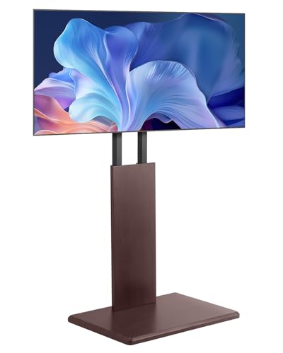 VEVOR Desktop TV-Ständer Fernsehständer für 812,8-1778 mm TVs bis zu 45 kg, ±15° Links-Rechts-Drehung & höhenverstellbare TV-Halterung für Ecke Schlafzimmer Wohnzimmer (max. 600 x 400 mm) von VEVOR