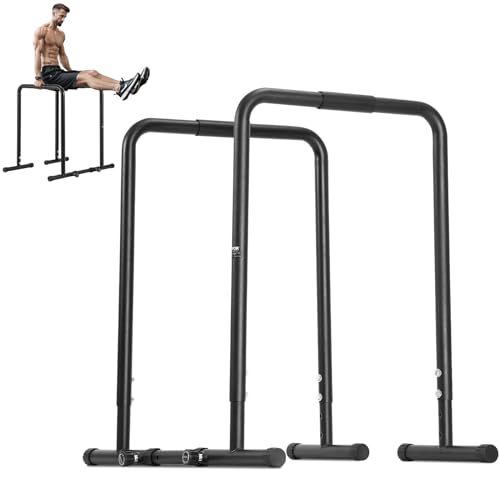 VEVOR Dip-Stange Dip-Ständer-Station Höhenverstellbar 200 kg, Fitness-Workout-Dip-Stange-Station, Stabilisator, Parallette-Liegestützständer, Parallelbarren für Krafttraining im Heim-Fitnessstudio VEVOR Dip-Stange Dip-Ständer-Station Höhenverstellbar 200 kg, Fitness-Workout-Dip-Stange-Station, Stabilisator, Parallette-Liegestützständer, Parallelbarren für Krafttraining im Heim-Fitnessstudio von VEVOR