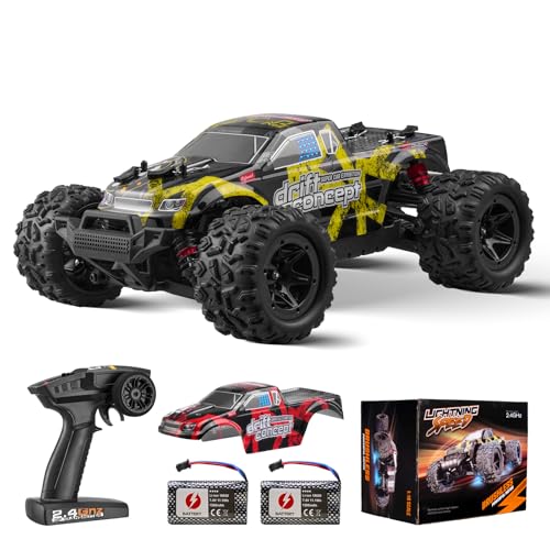 VEVOR Ferngesteuertes Auto, Maßstab 1:18, RC-Auto, All-Terrain-4WD-Offroad-Truck mit 45° Wheelie & Einstellbarer Geschwindigkeit, 45 km/h-RC-Spielzeugauto, Ideal für Kinder ab 8 Jahren, IPX4 VEVOR Ferngesteuertes Auto, Maßstab 1:18, RC-Auto, All-Terrain-4WD-Offroad-Truck mit 45° Wheelie & Einstellbarer Geschwindigkeit, 45 km/h-RC-Spielzeugauto, Ideal für Kinder ab 8 Jahren, IPX4 von VEVOR