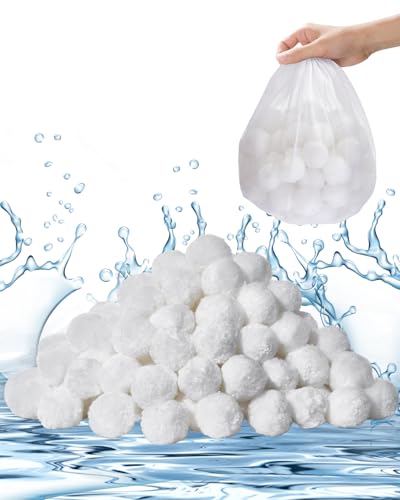 VEVOR Filter Balls für Sandfilter, 0,7 kg, Filterbälle ersetzen Pool-Filtersand, Wiederverwendbare Filtermedienbälle aus Polyesterfaser mit Waschbeutel, für Schwimmbecken, Aufstellbecken, Aquarium VEVOR Filter Balls für Sandfilter, 0,7 kg, Filterbälle ersetzen Pool-Filtersand, Wiederverwendbare Filtermedienbälle aus Polyesterfaser mit Waschbeutel, für Schwimmbecken, Aufstellbecken, Aquarium von VEVOR