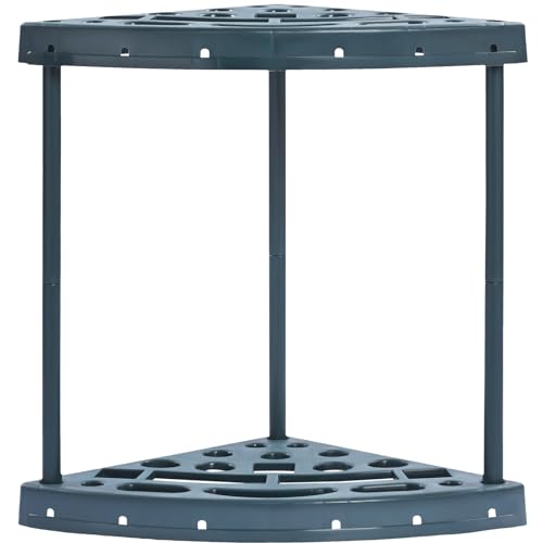 VEVOR Gartengeräte Ständer 43x43x58,5cm Gerätehalter Organizer PP Mehrzweck Gartengeräteaufbewahrungsregal 19 Schlitze Anti-Kipp-System Gartenwerkzeug Halter Besenhalter Garage Garten Zimmer VEVOR Gartengeräte Ständer 43x43x58,5cm Gerätehalter Organizer PP Mehrzweck Gartengeräteaufbewahrungsregal 19 Schlitze Anti-Kipp-System Gartenwerkzeug Halter Besenhalter Garage Garten Zimmer von VEVOR