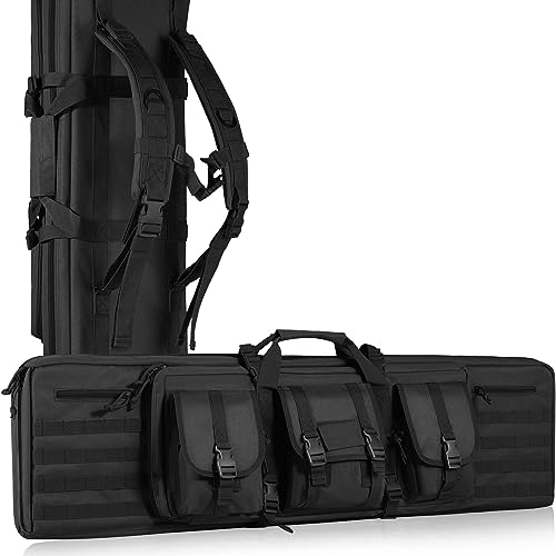VEVOR Gewehrtasche 1 STK. Waffentasche, 1016 mm Tragbares Langwaffenfutteral 2 Gewehre & 2 Pistolen, Jagd Gewehrtasche Schwarz, Gun Bag Wasserdichtes Gewehrfutteral Waffentasche inkl. Molle-System VEVOR Gewehrtasche 1 STK. Waffentasche, 1016 mm Tragbares Langwaffenfutteral 2 Gewehre & 2 Pistolen, Jagd Gewehrtasche Schwarz, Gun Bag Wasserdichtes Gewehrfutteral Waffentasche inkl. Molle-System von VEVOR