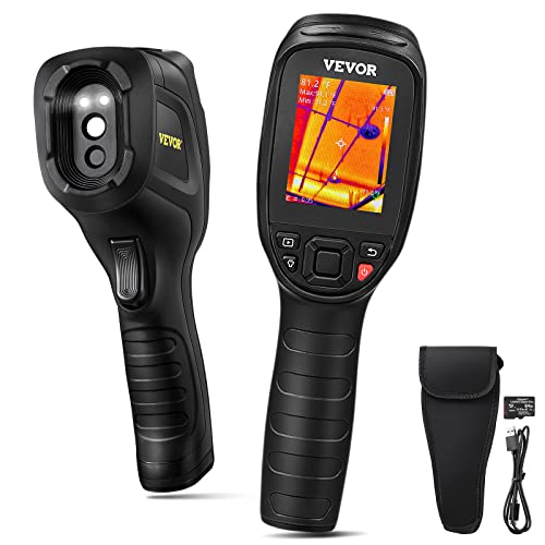 VEVOR Handheld Wärmebildkamera 240x180 IR-Auflösung Infrarotkamera Thermometer 40mK Thermografie Kamera -20-550°C Thermokamera Identifizierung von Wilden Tiere Elektrisch Hotspots Fehlenden Isolierung von VEVOR