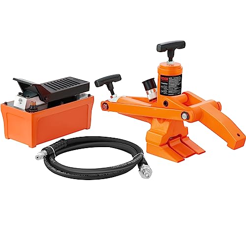 VEVOR Hydraulischer Perlenbrecher, 1000 PSI Reifenwulstbrecher mit Metall-Fußpumpe, Robustes Stahl-Wulstbrecher-Werkzeug für Traktoren, LKWs, Busse, Rasenmäher, ATVs von VEVOR