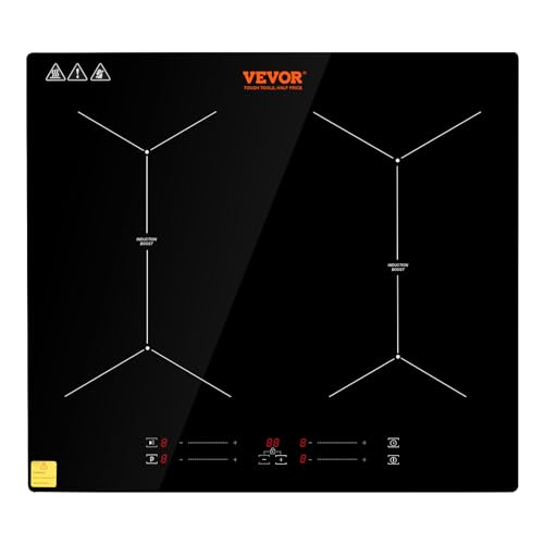 VEVOR Induktionskochplatte Induktionskochfeld 6800 W, 4 Platten Induktionskochplatte Touchscreen 9 Heizstufen, Eingebauter Induktionsherd Kochfeld Automatischer Abschaltung & Kindersicherung VEVOR Induktionskochplatte Induktionskochfeld 6800 W, 4 Platten Induktionskochplatte Touchscreen 9 Heizstufen, Eingebauter Induktionsherd Kochfeld Automatischer Abschaltung & Kindersicherung von VEVOR