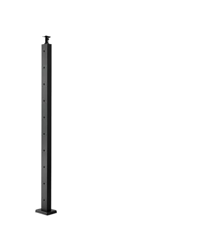 VEVOR Kabelgeländerpfosten, 914x50,8x50,8 mm, Kabel-Treppengeländerpfosten, vorgebohrte horizontale Löcher, Edelstahl SUS304, für Handlauf, Balustrade, schwarz, 1JZLGZXHS9148RVYS001V0 VEVOR Kabelgeländerpfosten, 914x50,8x50,8 mm, Kabel-Treppengeländerpfosten, vorgebohrte horizontale Löcher, Edelstahl SUS304, für Handlauf, Balustrade, schwarz, 1JZLGZXHS9148RVYS001V0 von VEVOR