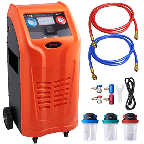 VEVOR Kältemittelabsauggerät Kältemittel Absaugstation, 1000 W Kältemittel Absauggerät Refrigerant Recovery Machine 220-240 V, 0,7 lbs/min Kältemittel Abpumpstation Rückgewinnungsmaschine von VEVOR