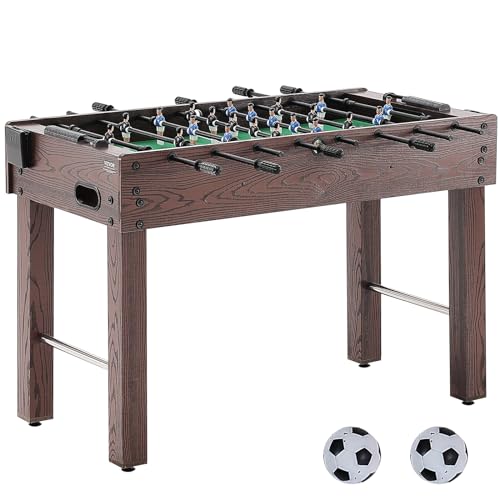 VEVOR Kickertisch, 48-Zoll-Kickertisch in Standardgröße, Indoor-Kickertisch in Voller Größe für Zuhause, Familie und Spielzimmer, Fußball mit Kickertisch-Set, inklusive 2 Bällen und 2 Getränkehaltern VEVOR Kickertisch, 48-Zoll-Kickertisch in Standardgröße, Indoor-Kickertisch in Voller Größe für Zuhause, Familie und Spielzimmer, Fußball mit Kickertisch-Set, inklusive 2 Bällen und 2 Getränkehaltern von VEVOR