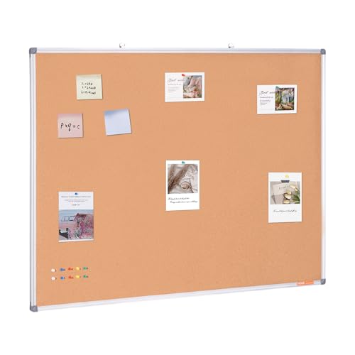 VEVOR Korkboard 120 x 90 cm, Memoboard Pinnwand aus Aluminiumrahmen, 116 x 86 cm Nutzbare Panelgröße, Horizontale oder Vertikale Installation, Ideal für Schule, Zuhause, Büro VEVOR Korkboard 120 x 90 cm, Memoboard Pinnwand aus Aluminiumrahmen, 116 x 86 cm Nutzbare Panelgröße, Horizontale oder Vertikale Installation, Ideal für Schule, Zuhause, Büro von VEVOR