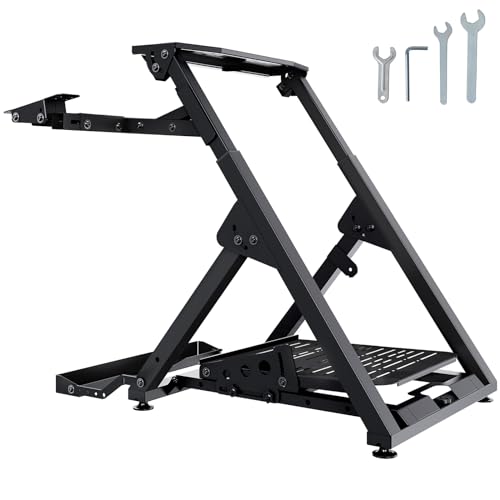 VEVOR Lenkradständer 720-815mm Gamesitz 0°-40° Spielsitz aus Stahlrahmen Rennsimulator für Rennspiele Spielsitz Rennsitz Racing Sitz für Logitech Thrustmaster Fanatec Hori und Mad Catz von VEVOR