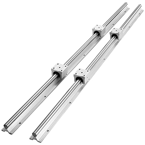 VEVOR Linearführung Linearschiene 2 Stk. SBR20-800mm Kohlenstoffstahl Aluminium Führungsschiene mit 4 Stk. SBR20UU-Gleitblöcke Linearlager Lagerblock CNC Teile für 3D Drucker Fräs-/Drehmaschine VEVOR Linearführung Linearschiene 2 Stk. SBR20-800mm Kohlenstoffstahl Aluminium Führungsschiene mit 4 Stk. SBR20UU-Gleitblöcke Linearlager Lagerblock CNC Teile für 3D Drucker Fräs-/Drehmaschine von VEVOR
