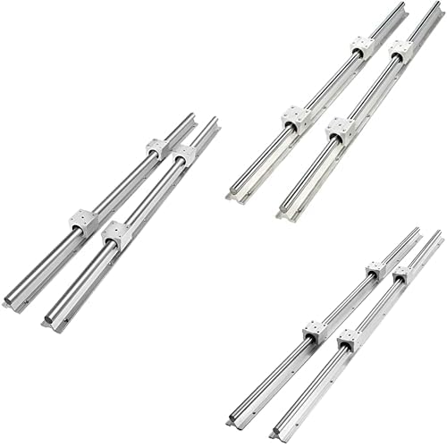 VEVOR Linearschiene Rostfreie Linearlagerschiene mit vorgebohrten Löchern für 3D Drucker Fräs-/Drehmaschine von VEVOR