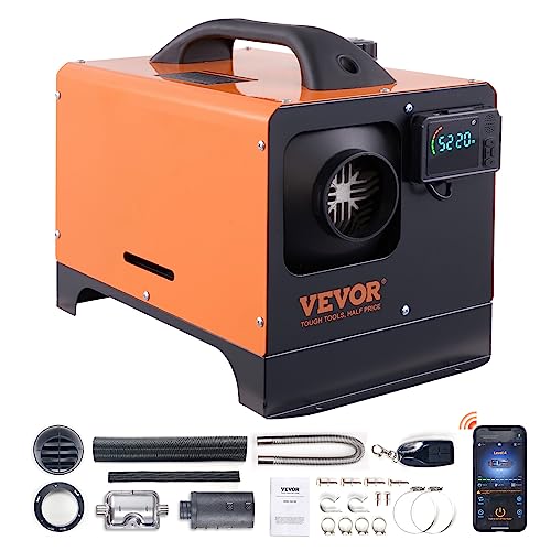 VEVOR Luft Dieselheizung Standheizung 12 V 8 kW, Luftheizung Air Diesel Diesel Standheizung Lufterhitzer, 0,16–0,62 L/Std. Auto-Dieselheizung mit LCD-Display & Fernbedienung & Bluetooth-APP Steuerung VEVOR Luft Dieselheizung Standheizung 12 V 8 kW, Luftheizung Air Diesel Diesel Standheizung Lufterhitzer, 0,16–0,62 L/Std. Auto-Dieselheizung mit LCD-Display & Fernbedienung & Bluetooth-APP Steuerung von VEVOR