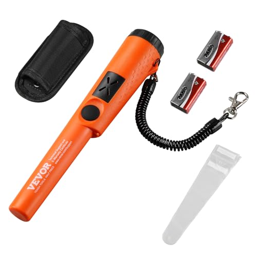 VEVOR Metalldetektor Pinpointer IP66 Komplett Wasserdichter Metallsuchgerät 5cm Erkennungstiefe Propointer Schatzsuche mit 3 Modi Ton/Vibration/Ton + Vibration 9V Batterie & Samtbeutel Inklusive VEVOR Metalldetektor Pinpointer IP66 Komplett Wasserdichter Metallsuchgerät 5cm Erkennungstiefe Propointer Schatzsuche mit 3 Modi Ton/Vibration/Ton + Vibration 9V Batterie & Samtbeutel Inklusive von VEVOR