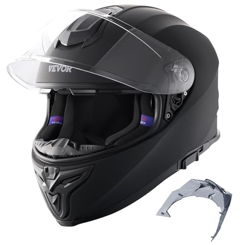 VEVOR Motorradhelm Motocross-Helme Integralhelm Größe S, Helme aus ABS mit Bluetooth-Kommunikation & Wechselglas, DOT-geprüfter bequemer Motocross-Helm, für Jugendliche & Erwachsene schwarz VEVOR Motorradhelm Motocross-Helme Integralhelm Größe S, Helme aus ABS mit Bluetooth-Kommunikation & Wechselglas, DOT-geprüfter bequemer Motocross-Helm, für Jugendliche & Erwachsene schwarz von VEVOR