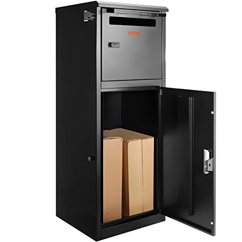 VEVOR Paketbriefkasten 41,2x40,1x110,5cm Paketbox Stahl Paletkasten 50kg Briefkasten Postbox XXL Briefkasten mit Paswortschloss Druckschloss Anti-Diebstahl-Einwurföffnung für Pakete Briefe usw. VEVOR Paketbriefkasten 41,2x40,1x110,5cm Paketbox Stahl Paletkasten 50kg Briefkasten Postbox XXL Briefkasten mit Paswortschloss Druckschloss Anti-Diebstahl-Einwurföffnung für Pakete Briefe usw. von VEVOR