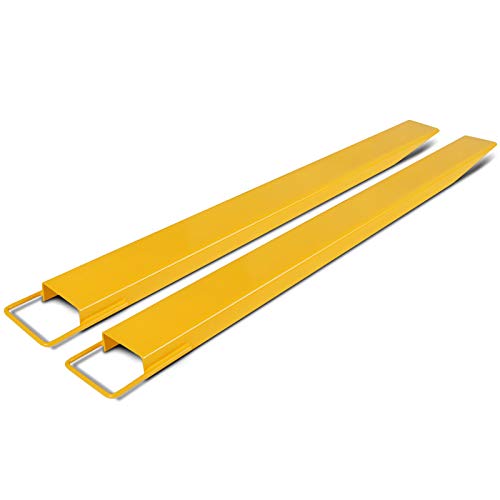 VEVOR Paletten Erweiterungen Gabeln aus Stahl Palettengabel gelb für Wagen Heber (1520 x 150 x 40 mm) von VEVOR