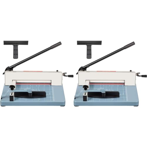 VEVOR Papierschneider Industriepapierschneider Stahl Papier Schneidegerät (A3) (Packung mit 2) von VEVOR