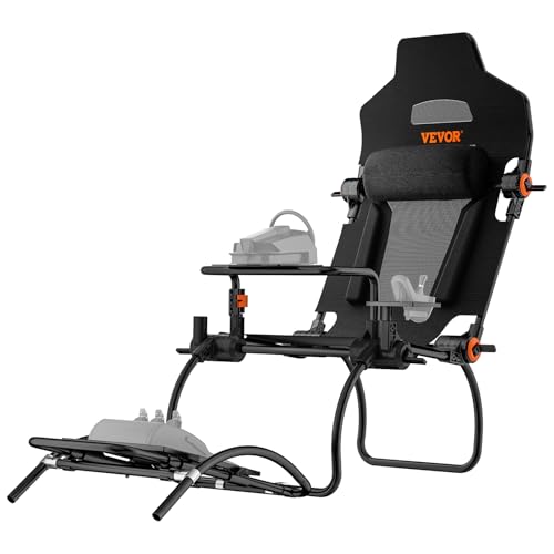 VEVOR Rennlenkradständer, faltbar, für Logitech G923/G920/G29, Lenkradständer und Fußpedalwinkel einstellbar, tragbarer Fahrsimulator-Cockpit aus Stahl, Thrustmaster T248P, GT-/Formel-Modus VEVOR Rennlenkradständer, faltbar, für Logitech G923/G920/G29, Lenkradständer und Fußpedalwinkel einstellbar, tragbarer Fahrsimulator-Cockpit aus Stahl, Thrustmaster T248P, GT-/Formel-Modus von VEVOR