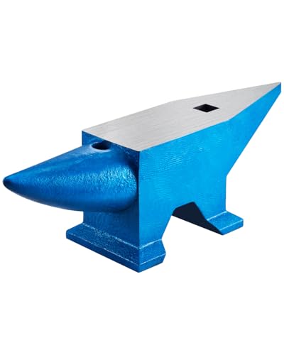 VEVOR Schmiede Amboss 60KG Schmiede Zubehör Amboss Werkzeuge geschmiedeter Stahl mit rundem und quadratischem Loch robust VEVOR Schmiede Amboss 60KG Schmiede Zubehör Amboss Werkzeuge geschmiedeter Stahl mit rundem und quadratischem Loch robust von VEVOR