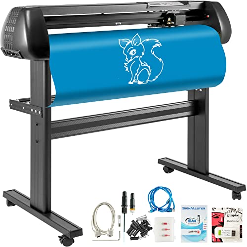 VEVOR Schneideplotter, Plottermaschine Max. 720 mm Papiervorschub, Vinyl Schneideplotter, Folienplotter, Vinyl Schneideplotter Maschine, Schnittgenauigkeit 0,01 mm, Hobby Plotter, 3 Klingen Inkl. VEVOR Schneideplotter, Plottermaschine Max. 720 mm Papiervorschub, Vinyl Schneideplotter, Folienplotter, Vinyl Schneideplotter Maschine, Schnittgenauigkeit 0,01 mm, Hobby Plotter, 3 Klingen Inkl. von VEVOR