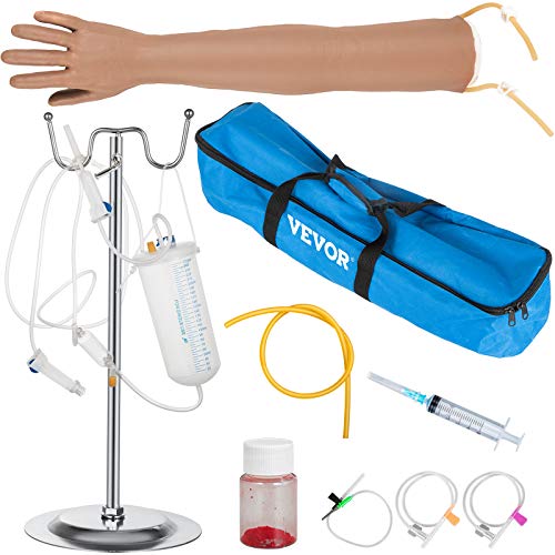 VEVOR Scientific Injektionsarm Intravenöse Injektion, Trainingsarm Komplette intravenöse Injektion, Injektionsarm Braun Training Modell Blutentnahmearm Venenpunktion Medizin- und Pflegestudenten VEVOR Scientific Injektionsarm Intravenöse Injektion, Trainingsarm Komplette intravenöse Injektion, Injektionsarm Braun Training Modell Blutentnahmearm Venenpunktion Medizin- und Pflegestudenten von VEVOR