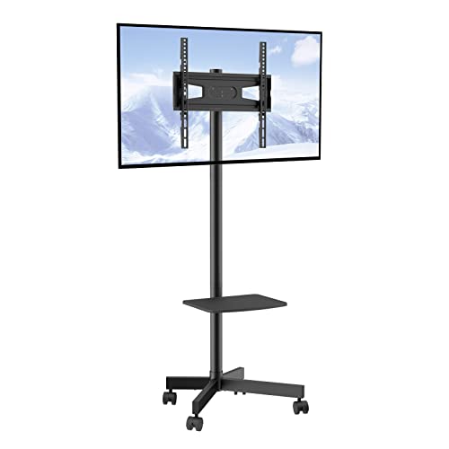 VEVOR TV Ständer mit Rollen Universal 1430–1538 mm Höhenverstellbar, 100 x 100 mm / 400 x 400 mm, 39,9 kg Belastbarer Bodenständer Standfuß Passend für 58,42-152,4 cm Fernsehen, TV-Halterung VEVOR TV Ständer mit Rollen Universal 1430–1538 mm Höhenverstellbar, 100 x 100 mm / 400 x 400 mm, 39,9 kg Belastbarer Bodenständer Standfuß Passend für 58,42-152,4 cm Fernsehen, TV-Halterung von VEVOR