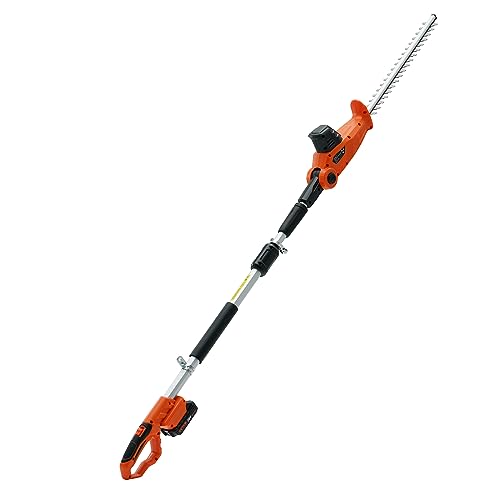 VEVOR Teleskop Heckenschere 20V Heckentrimmer Kupfermotor 17.500U/min Elektroheckenschere 46cm Klingenlänge 188–239cm Ausziehbar 16mm Schnittdurchmesser 30-150° Drehbar inkl.Schnellladegerät Akku VEVOR Teleskop Heckenschere 20V Heckentrimmer Kupfermotor 17.500U/min Elektroheckenschere 46cm Klingenlänge 188–239cm Ausziehbar 16mm Schnittdurchmesser 30-150° Drehbar inkl.Schnellladegerät Akku von VEVOR