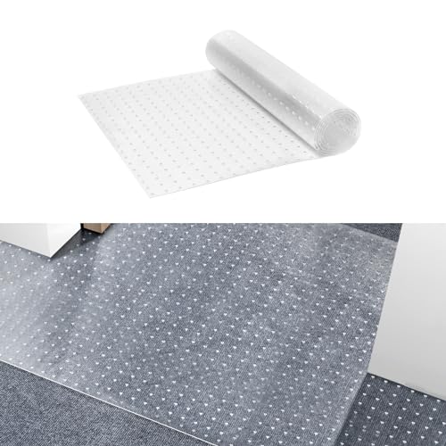 VEVOR Teppichschutz für Haustiere, 61 x 1,83 m, kratzfester PVC-Katzenteppichschutz für den Türrahmen, rutschfeste Katzenkratzschutzmatte, leicht zuschneidbarer Kunststoff-Teppichkratzstopper VEVOR Teppichschutz für Haustiere, 61 x 1,83 m, kratzfester PVC-Katzenteppichschutz für den Türrahmen, rutschfeste Katzenkratzschutzmatte, leicht zuschneidbarer Kunststoff-Teppichkratzstopper von VEVOR