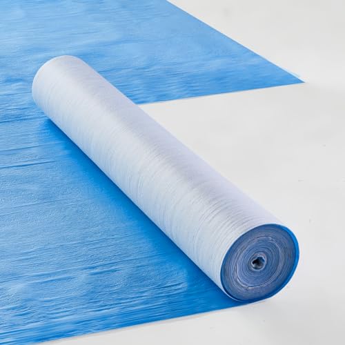 VEVOR Teppichschutzfolie, 40 Zoll x 84 Fuß Boden- und Oberflächenschutz, leicht zu schneiden, einfache Installation, Fasergewebe-Schutzfolienrolle für Automatten für BAU und Renovierung, blau VEVOR Teppichschutzfolie, 40 Zoll x 84 Fuß Boden- und Oberflächenschutz, leicht zu schneiden, einfache Installation, Fasergewebe-Schutzfolienrolle für Automatten für BAU und Renovierung, blau von VEVOR